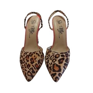 So Me Lindsey High Heel Sling Backs- size 8